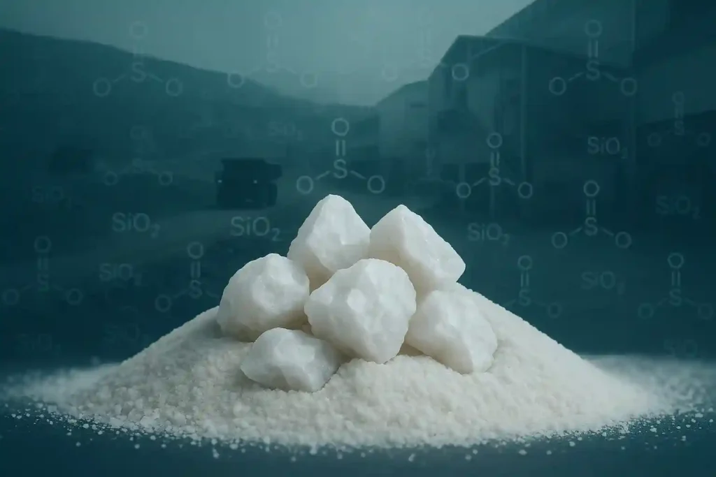 سیلیس کوارتز (SiO2)